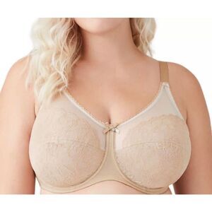 Wacoal 40G Retro Chic Full Figure Underwire Bra nude lace sexy
